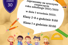 Zapraszamy-na-uroczyste-rozpoczecie-roku-szkolnego-20222023-Klasy-2-8-godz.-900