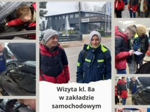 Wizyta kl. 8a w zakładzie samochodowym - 1